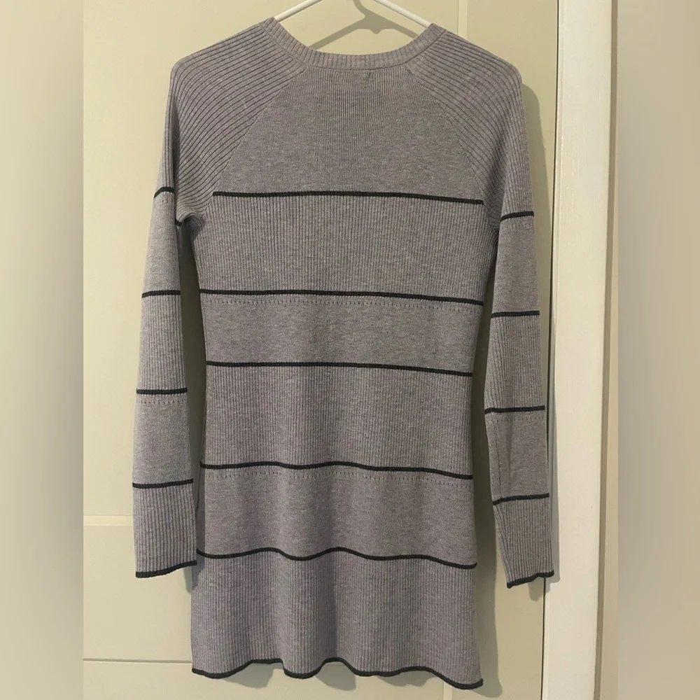 NWT Women’s Long Sleeve Sweater Smartwool Shadow Pine Pointelle Striped Tunic